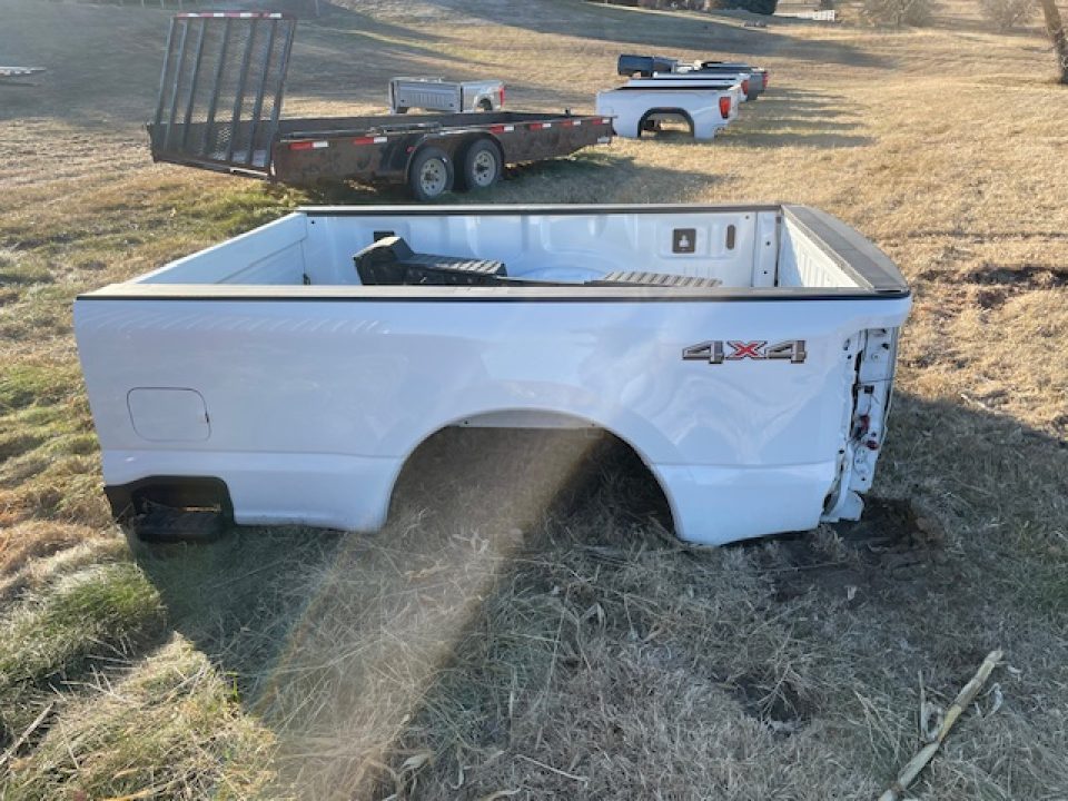 Used 2024 Pickup box 2023-Current Ford 8ft SRW Pickup bed White
