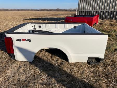 Used 2024 Pickup box 2023-Current Ford 8ft SRW Pickup bed White