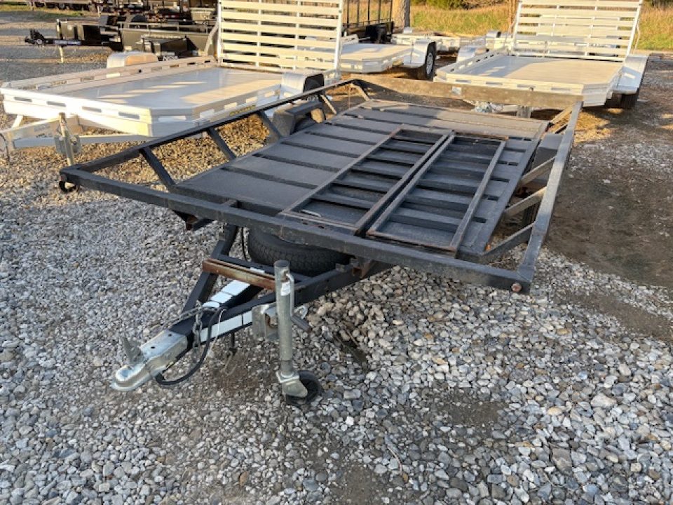Used 2014 ECHO 63x9ft Utility Trailer Single axle