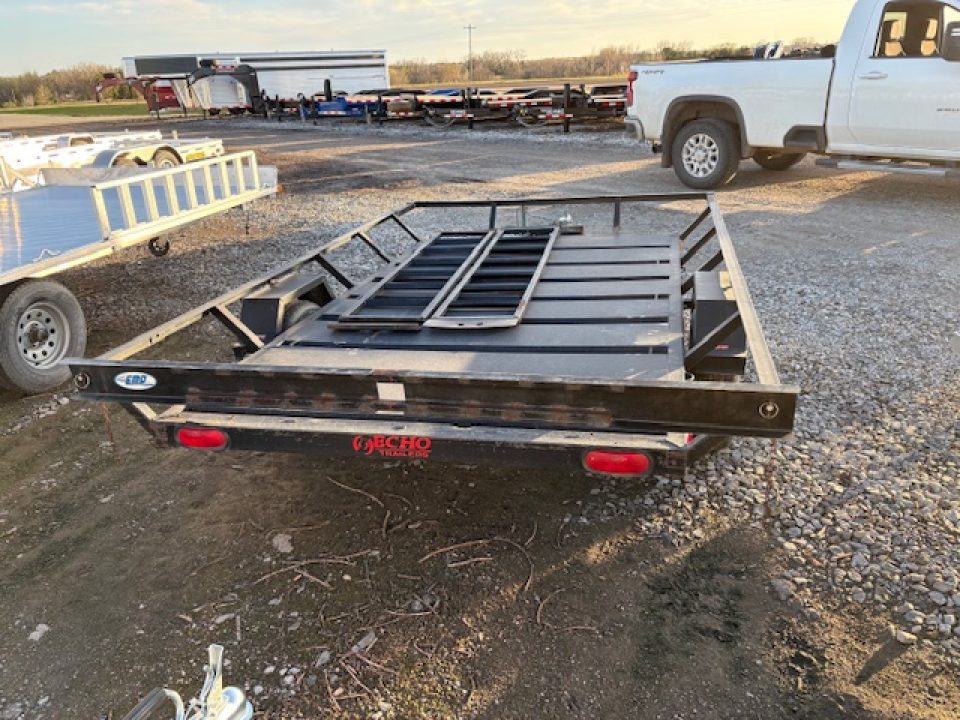Used 2014 ECHO 63x9ft Utility Trailer Single axle