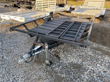 Used 2014 ECHO 63x9ft Utility Trailer Single axle