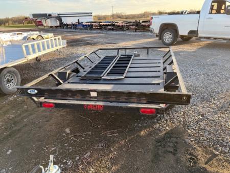 Used 2014 ECHO 63x9ft Utility Trailer Single axle