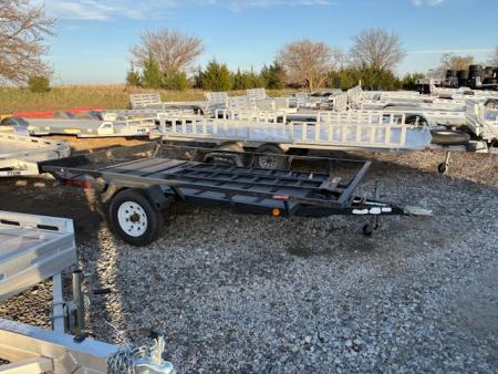 Used 2014 ECHO 63x9ft Utility Trailer Single axle