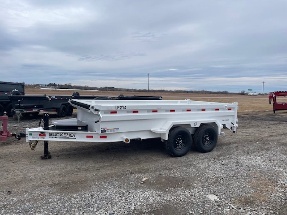 New 2026 Buckshot 14ft Dump Trailer Low Profile 7k axles