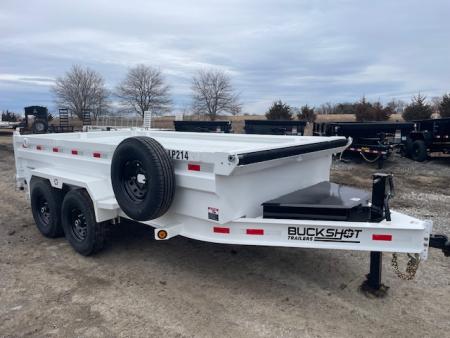 New 2026 Buckshot 14ft Dump Trailer Low Profile 7k axles