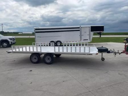 Used 2015 Aluma A8816TA-EL-R (Ramps) Utility Trailer