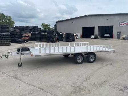 Used 2015 Aluma A8816TA-EL-R (Ramps) Utility Trailer