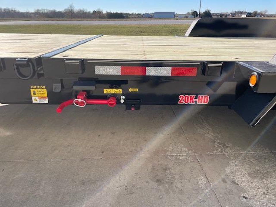 New 2025 Behnke 83x22ft Tilt Bed Equipment Trailer  10K Torsion Ax