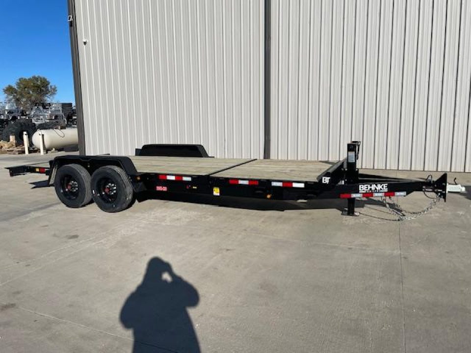 New 2025 Behnke 83x22ft Tilt Bed Equipment Trailer  10K Torsion Ax