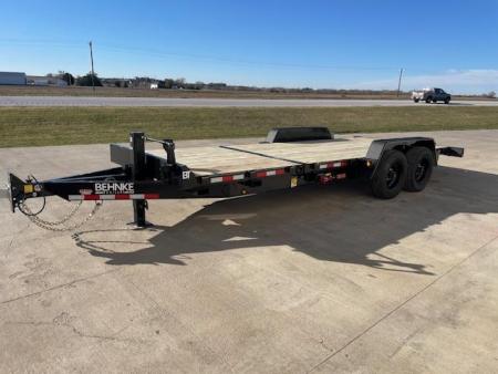 New 2025 Behnke 83x22ft Tilt Bed Equipment Trailer  10K Torsion Ax
