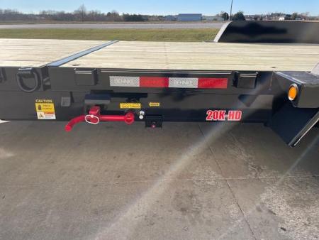 New 2025 Behnke 83x22ft Tilt Bed Equipment Trailer  10K Torsion Ax