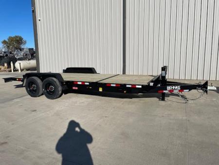 New 2025 Behnke 83x22ft Tilt Bed Equipment Trailer  10K Torsion Ax