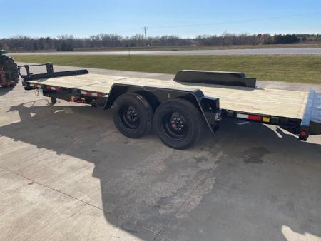 New 2025 Behnke 83x22ft Tilt Bed Equipment Trailer  10K Torsion Ax