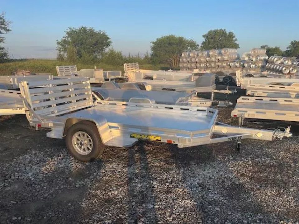 New 2027 Aluma 7710H-S-BT Utility Trailer