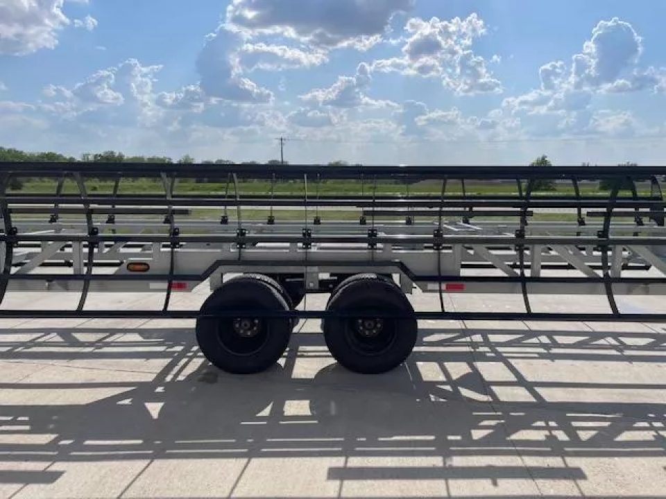 New 2025 Buckshot 33ft Hay Bale Trailer 12 Bale 10k axles Hay Trailer