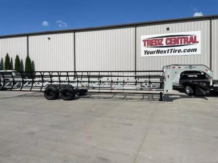 New 2025 Buckshot 33ft Hay Bale Trailer 12 Bale 10k axles Hay Trailer