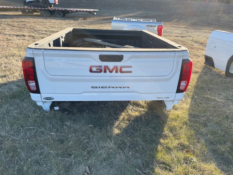 Used 2024 Pickup box 2020-Current GMC 8ft SRW Pickup bed White