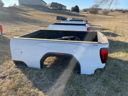 Used 2024 Pickup box 2020-Current GMC 8ft SRW Pickup bed White