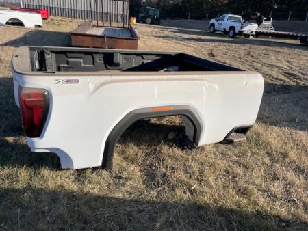 Used 2024 Pickup box 2020-Current GMC 8ft SRW Pickup bed White