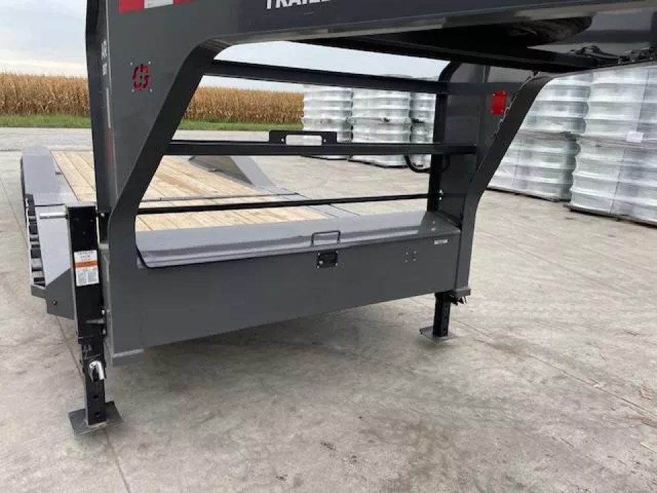 New 2026 Buckshot AR Tilt Bed Gooseneck Trailer 102x26ft 8k Axles