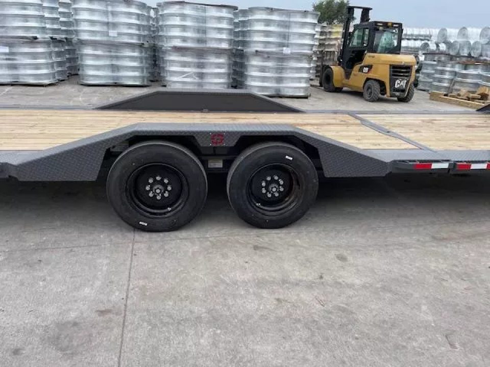 New 2026 Buckshot AR Tilt Bed Gooseneck Trailer 102x26ft 8k Axles