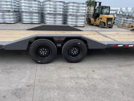 New 2026 Buckshot AR Tilt Bed Gooseneck Trailer 102x26ft 8k Axles