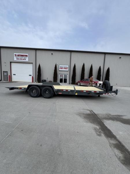 New 2025 Behnke TBCT2214ET Tilt Bed Trailer 83x22ft 7k axles