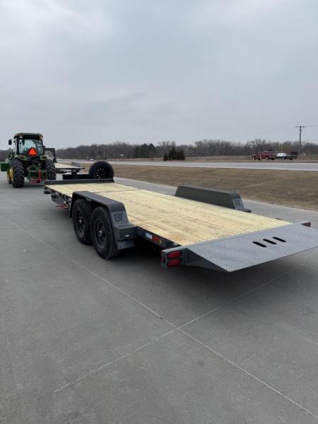 New 2025 Behnke TBCT2214ET Tilt Bed Trailer 83x22ft 7k axles