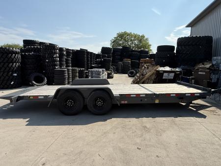 New 2025 Behnke TBCT2214ET Tilt Bed Trailer 83x22ft 7k axles