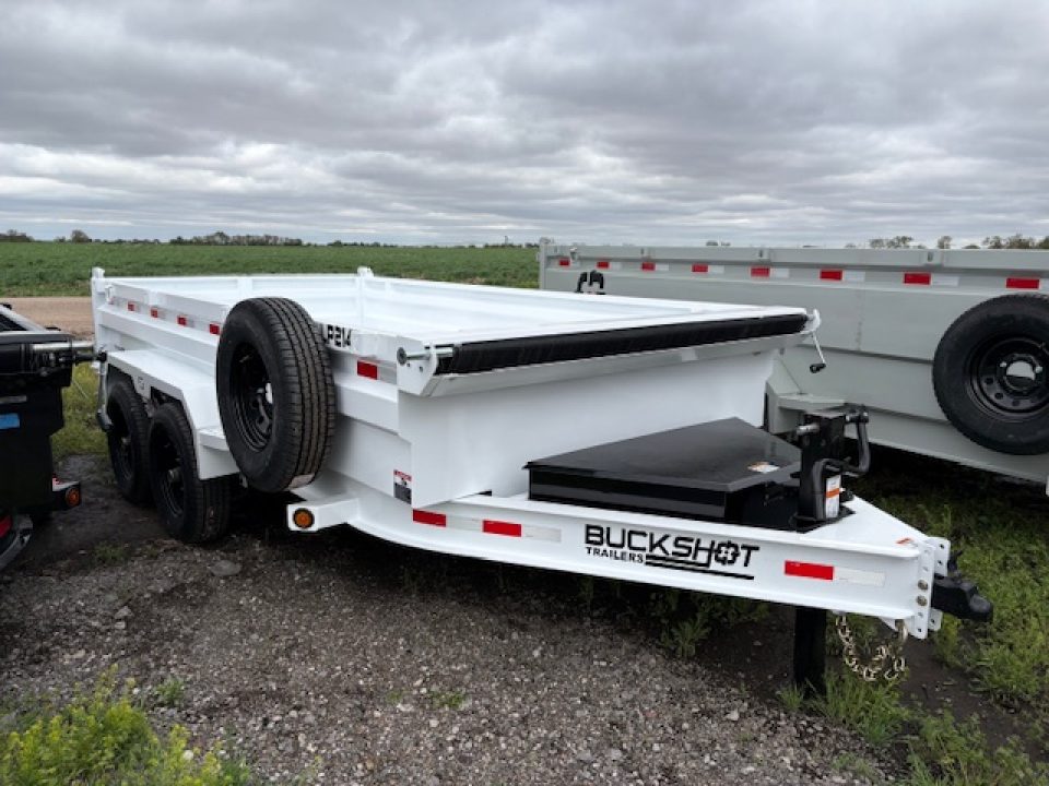 New 2026 Buckshot LP214 Low Profile Dump Trailer 83x14ft 7 Gauge Floor Dump Trailer