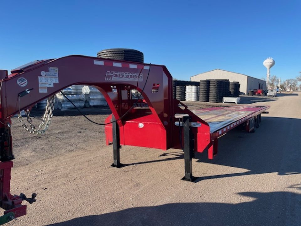 New 2026 Midsota FBHB36-GN-259 Deckover Flatbed Trailer 102x36ft 12k axles Deckover Trailer