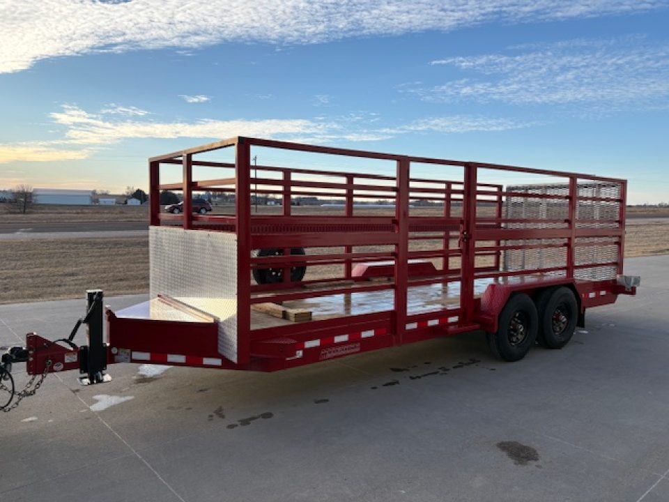 New 2026 Midsota 20ft Tire Hauler Trailer 7k axles 5ft tall sides