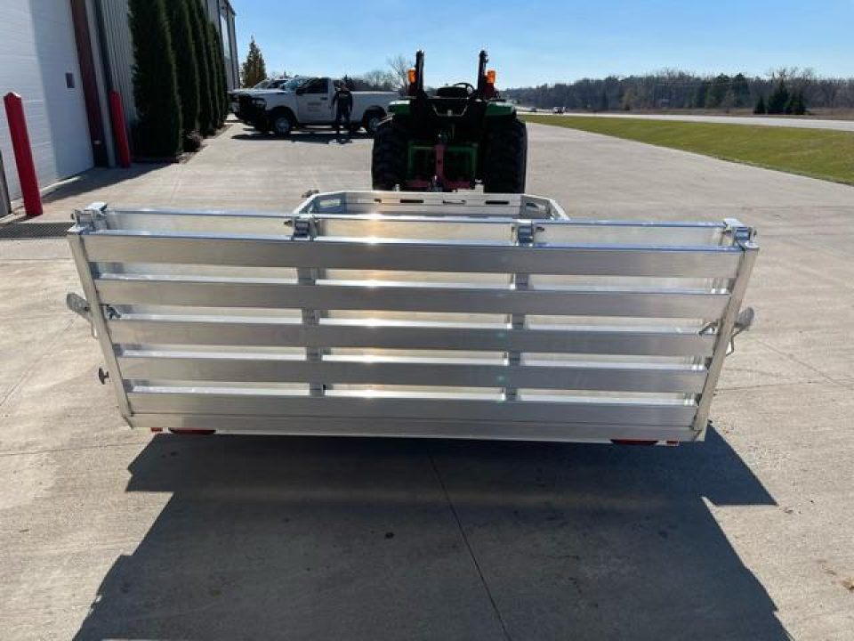 New 2026 Aluma 77x12H BT Bi fold ramp gate Utility Trailer