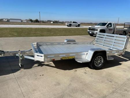 New 2026 Aluma 77x12H BT Bi fold ramp gate Utility Trailer