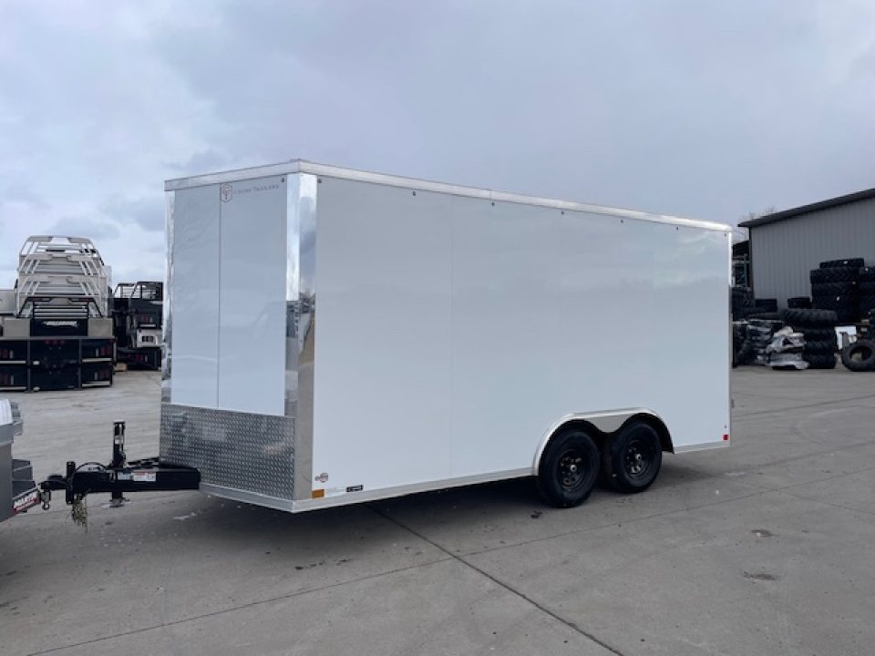 New 2026 Cross Trailers 8.5 x 16ft Enclosed Cargo Trailer 5200lbs axles