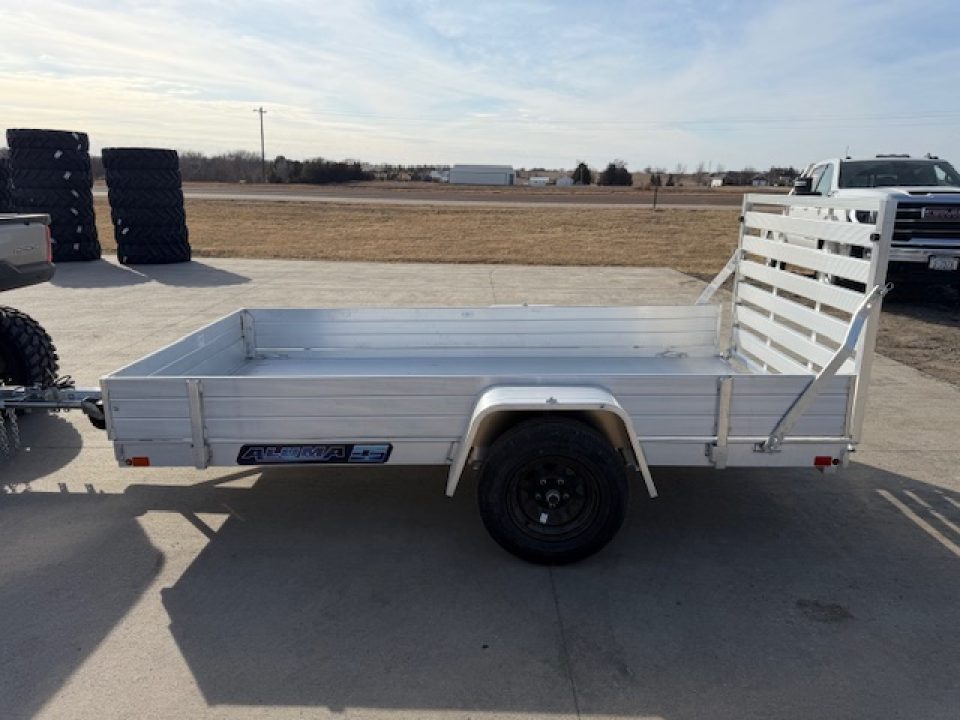 New 2027 Aluma 6310ESA-S-TG  Aluminum Utility Trailer 63x10ft