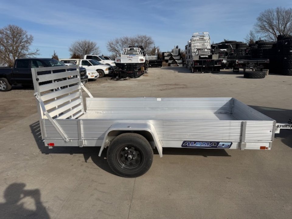 New 2027 Aluma 6310ESA-S-TG  Aluminum Utility Trailer 63x10ft