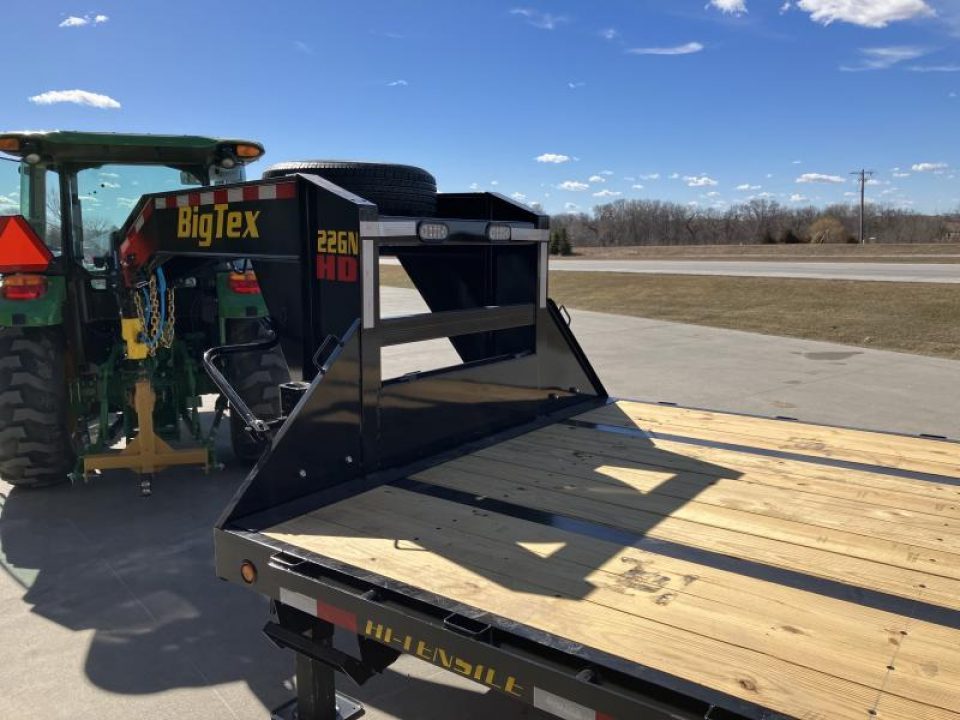 New 2026 Big Tex Trailers 22GN-25D5A Gooseneck Flatbed Trailer 102x25ft Deckover Trailer