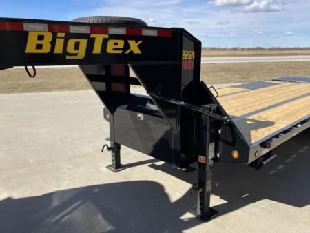 New 2026 Big Tex Trailers 22GN-25D5A Gooseneck Flatbed Trailer 102x25ft Deckover Trailer