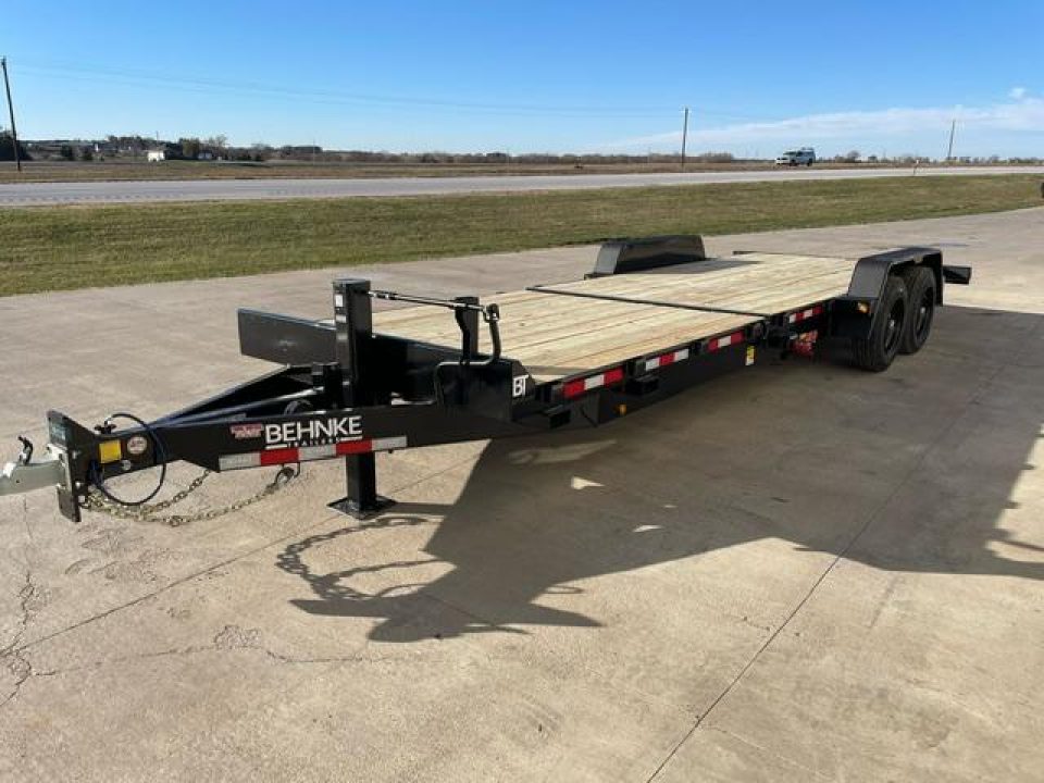 New 2025 Behnke TBCT2416ET Tilt Bed Trailer 83x24ft 8k axles