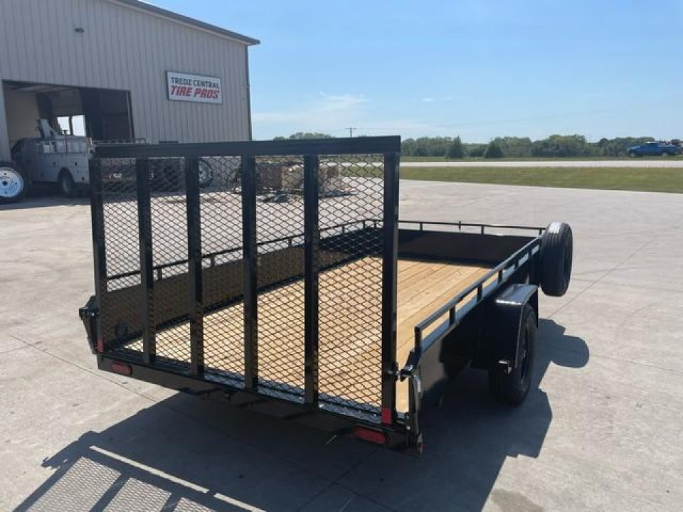 New 2025 Midsota NUTT8212-BP-030 Solid sides Utility Trailer