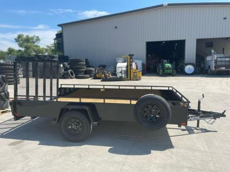 New 2025 Midsota NUTT8212-BP-030 Solid sides Utility Trailer