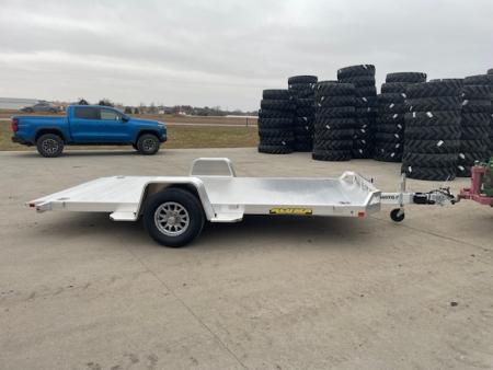New 2027 Aluma 8214HS Tilt Heavy Duty 5,200lbs Tilt Bed Utility Trailer