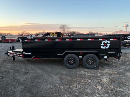 New 2026 Buckshot TLP316 Low Profile Dump Trailer 7x16ft 3ft tall sides 8k axles