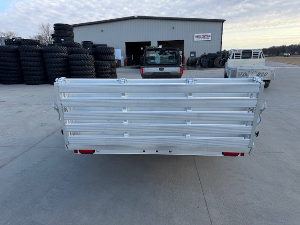 New 2027 Aluma 7815S-EL-BT Single Axle Utility Trailer 78x15ft