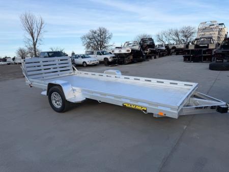 New 2027 Aluma 7815S-EL-BT Single Axle Utility Trailer 78x15ft