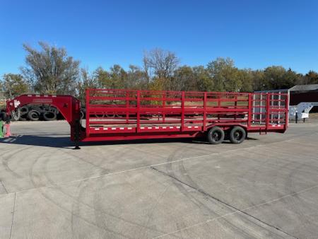 New 2026 Midsota 30ft Tire Hauler Gooseneck STWB30-GN-230 Aluminum Ramp gate
