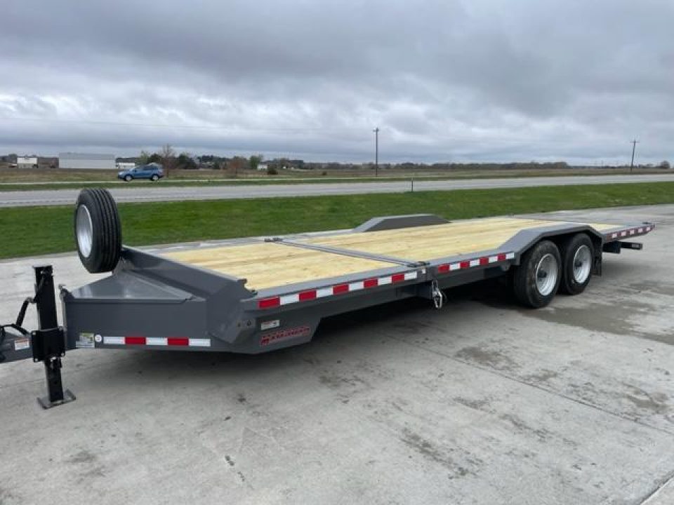 New 2026 Midsota TBWB24-BP-176 Tiltbed Wide Body Drive over Fenders 102x24ft 8k axles