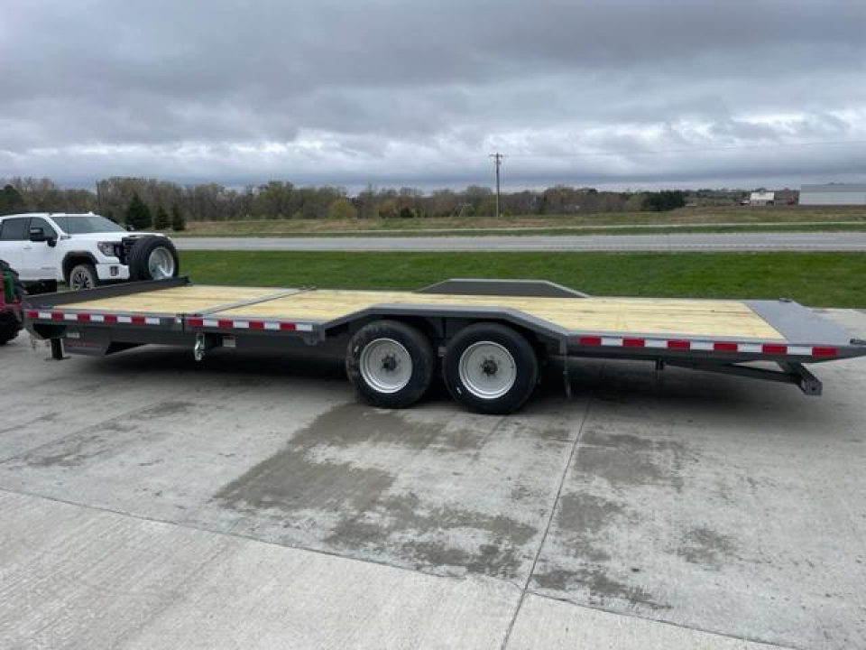 New 2026 Midsota TBWB24-BP-176 Tiltbed Wide Body Drive over Fenders 102x24ft 8k axles