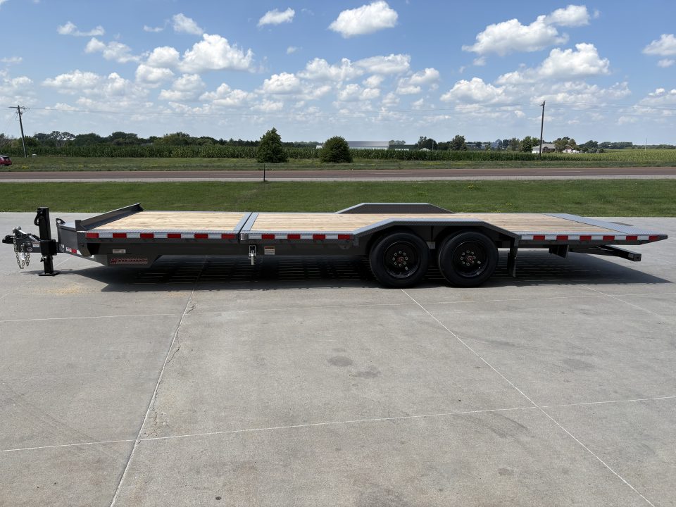 New 2026 Midsota TBWB24-BP-176 Tiltbed Wide Body Drive over Fenders 102x24ft 8k axles